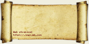 Jasmina Kojo vizit kartica