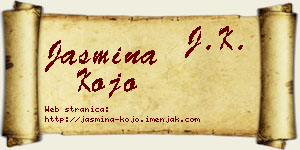 Jasmina Kojo vizit kartica